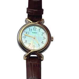 Timex T2M914 Womens Mother of Pearl Watch 25mm - Fresh Battery - Adjustable WR